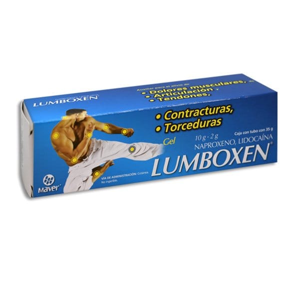 LUMBOXEN GEL "Azul" TUBO c/35 G. 10-2 G/100 G.