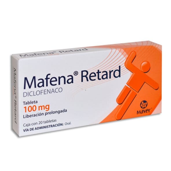 MAFENA Retard c/20 TABS. L.P. 100 MG.