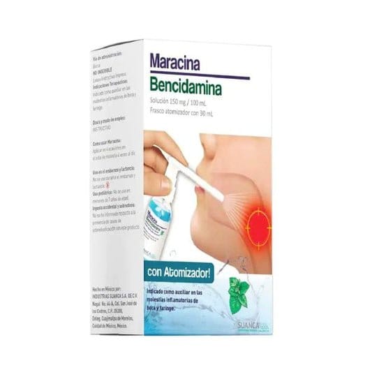 MARACINA SOL. BUCAL Fco. Atomizador c/30 ML. 150 MG/100 ML.