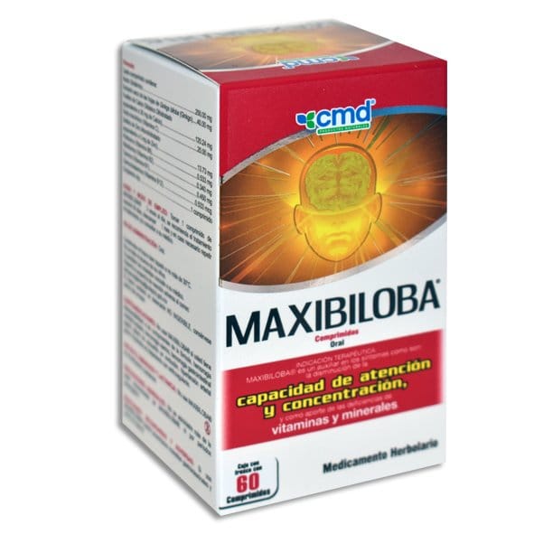 MAXIBILOBA c/60 COMPS. 250 MG.
