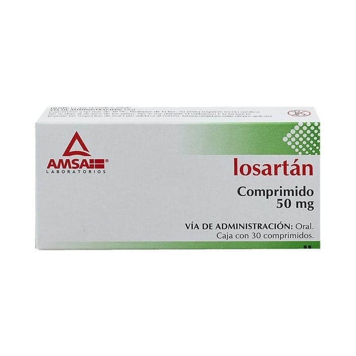 LOSARTÁN (Amsa) c/30 COMPS. 50 MG.
