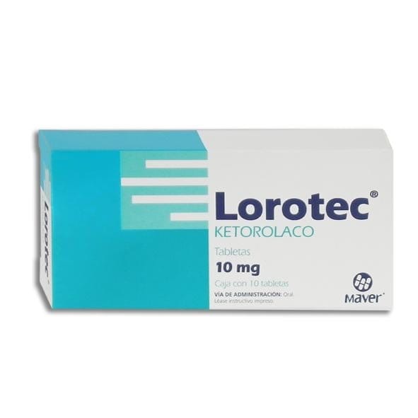 LOROTEC c/10 TABS. 10 MG.