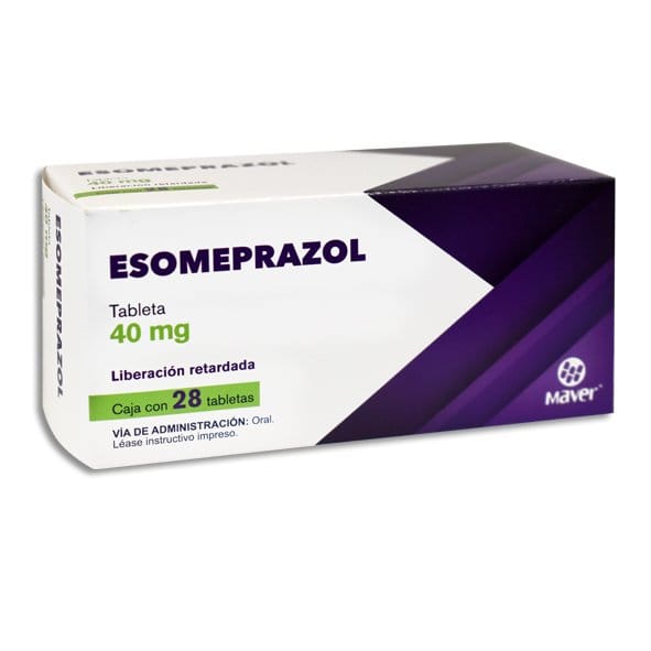 ESOMEPRAZOL (Maver) c/28 TABS. Lib. Rtda. 40 MG.
