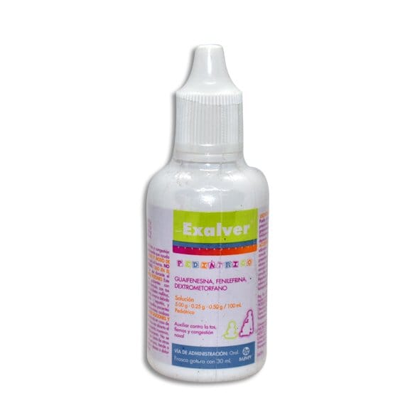 EXALVER (GFD) SOL. Pedtco. Fco. Gotero 30 ML. 5-0.25-0.50 G/100 ML.