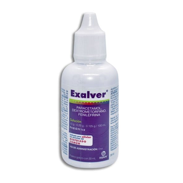 EXALVER (PDF) SOL. Pedtco. Fco. Gotero 30 ML. 10-0.25-0.125 G/100 ML.