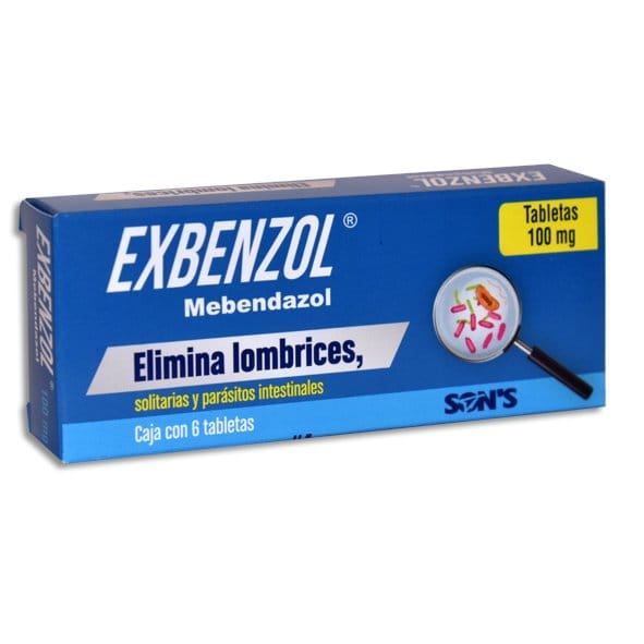 EXBENZOL c/6 TABS. 100 MG.