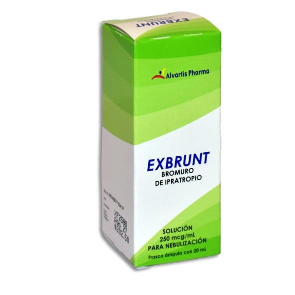 EXBRUNT SOL. p/NEBULIZACIÓN c/1 FCO. AMP. 20 ML. 250 MCG/1 ML.