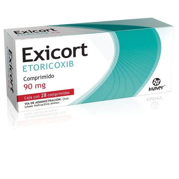 EXICORT c/28 COMPS. 90 MG.