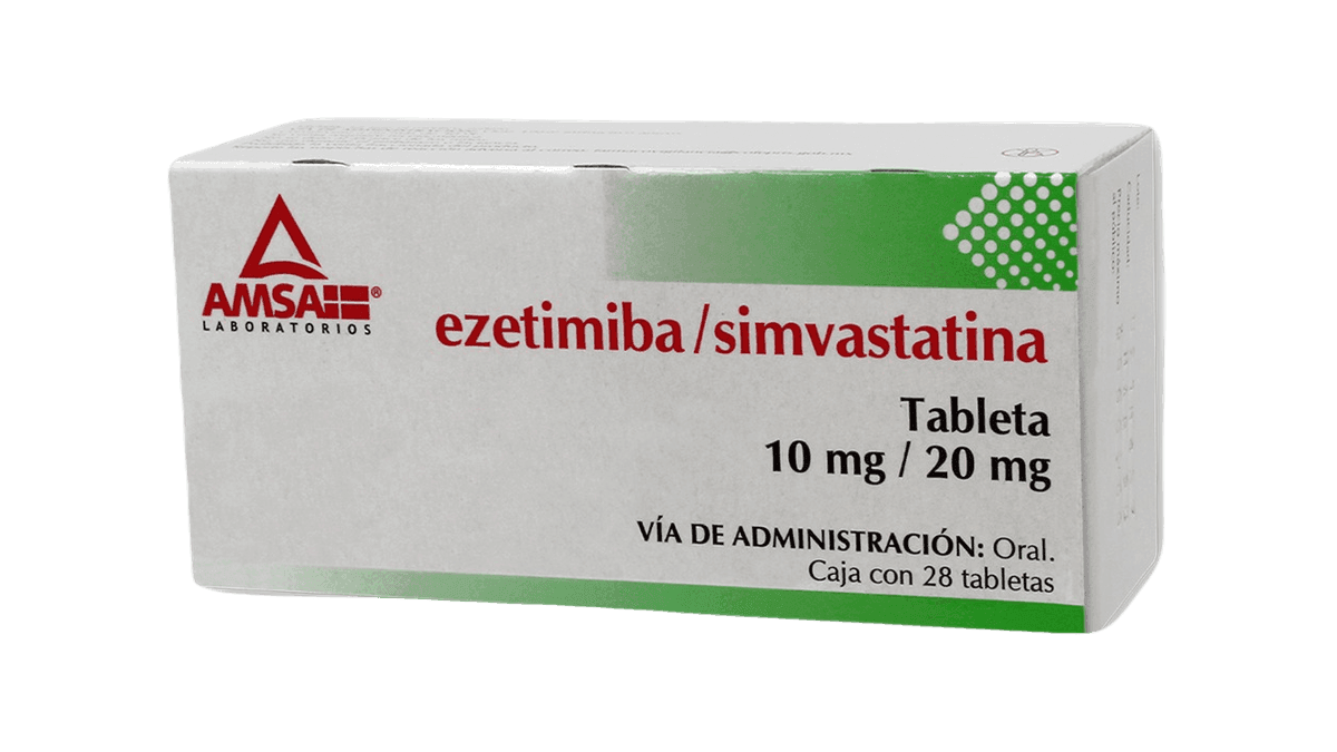 EZETIMIBA/SIMVASTATINA (Amsa) c/28 TABS. 10/20 MG.