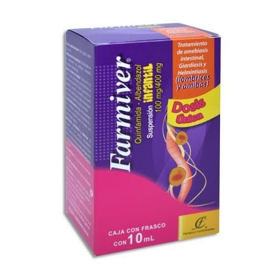 FARMIVER SUSP. Infantil Fco. 10 ML. 100-400 MG/10 ML.
