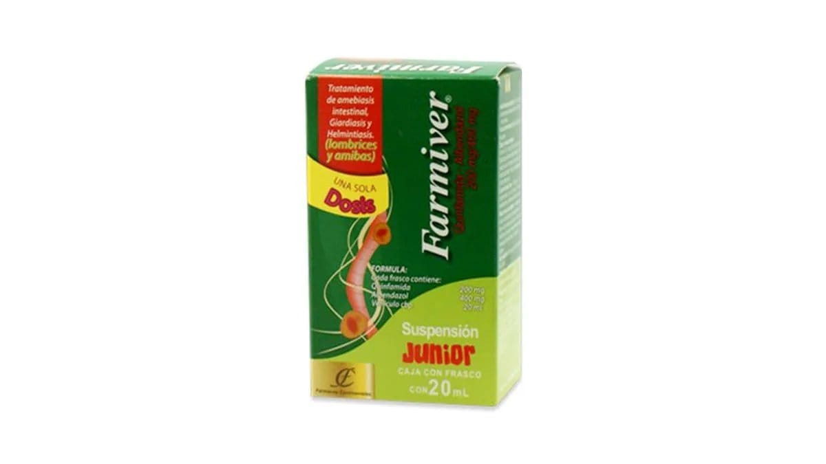 FARMIVER SUSP. Junior Fco. 20 ML. 200-400 MG/20 ML.
