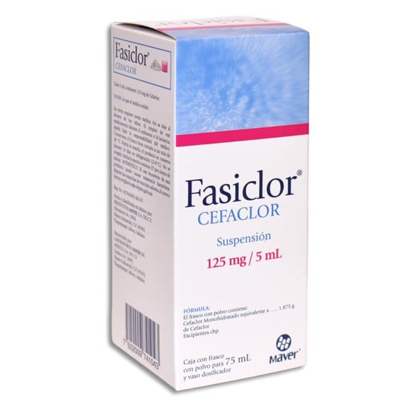 FASICLOR SUSP. Fco. 75 ML. 125 MG/5 ML.