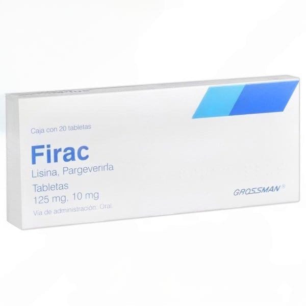 FIRAC PLUS c/20 TABS. 125/10 MG.