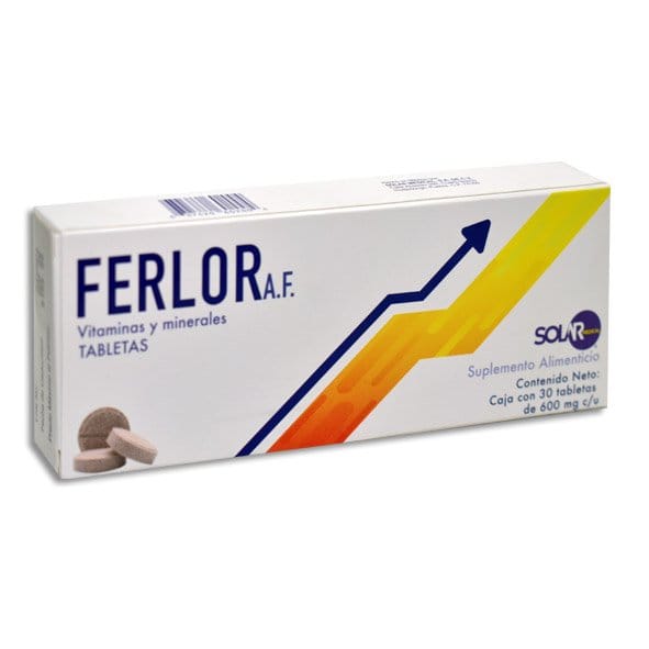 FERLOR A.F. c/30 TABS. 600MG.
