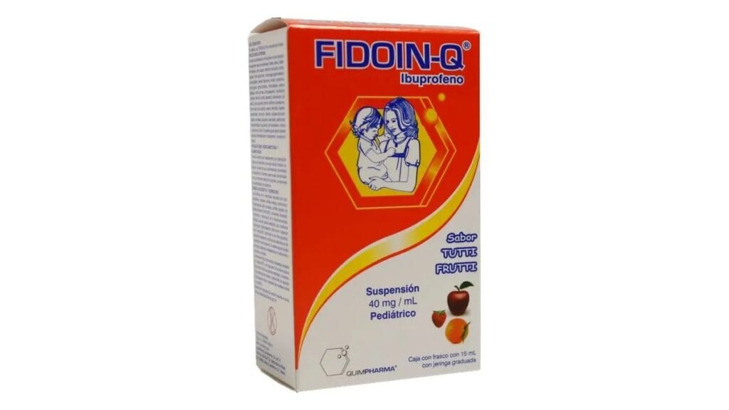 FIDOIN-Q SUSP. PEDTCO. Sab. Tutti-Frutti Fco. 15 ML. 40 MG/1 ML.