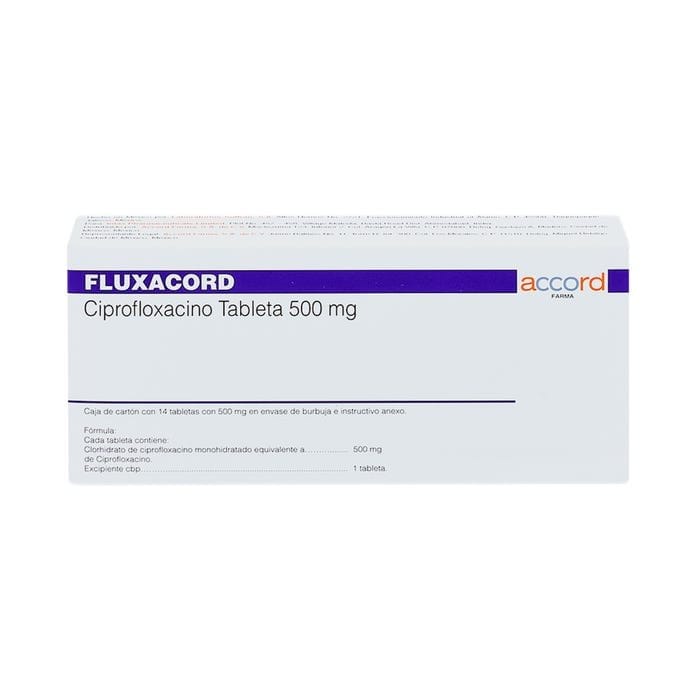 FLUXACORD c/14 TABS. 500 MG.