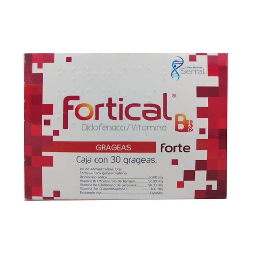 FORTICAL FORTE c/30 TABS. 50/50/50/1 MG.