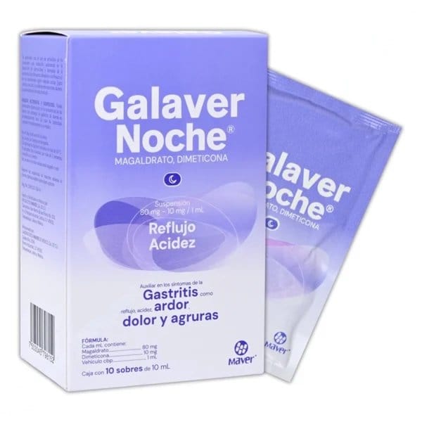 GALAVER GEL NOCHE c/10 Sobres 10 ML. 80-10 MG/1 ML.
