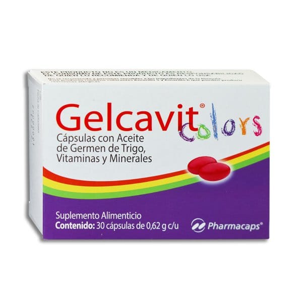 GELCAVIT Colors c/30 CAPS. 0.62 G.