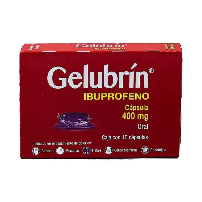 GELUBRÍN c/10 CAPS. 400 MG.
