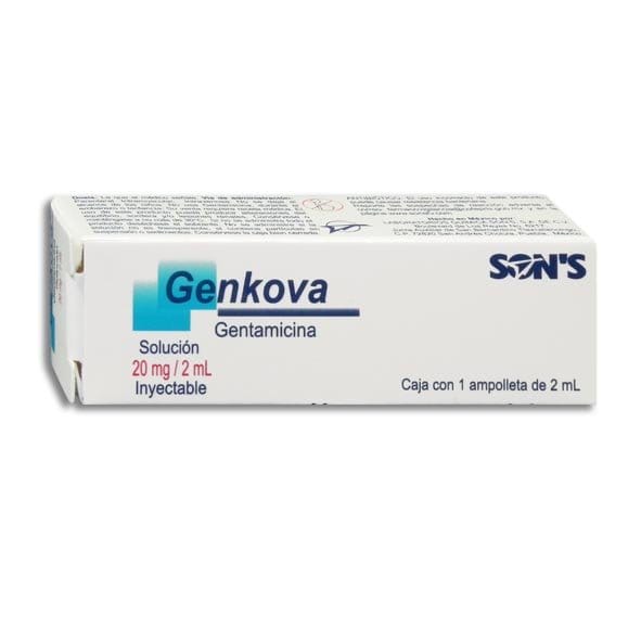 GENKOVA Sol. Iny. c/1 AMPTA. 20 MG/2 ML.