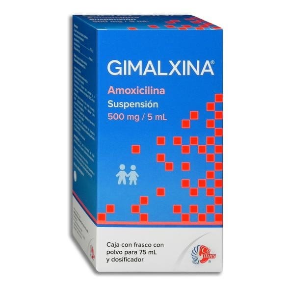 GIMALXINA SUSP. Fco. 75 ML. 500 MG/5 ML.