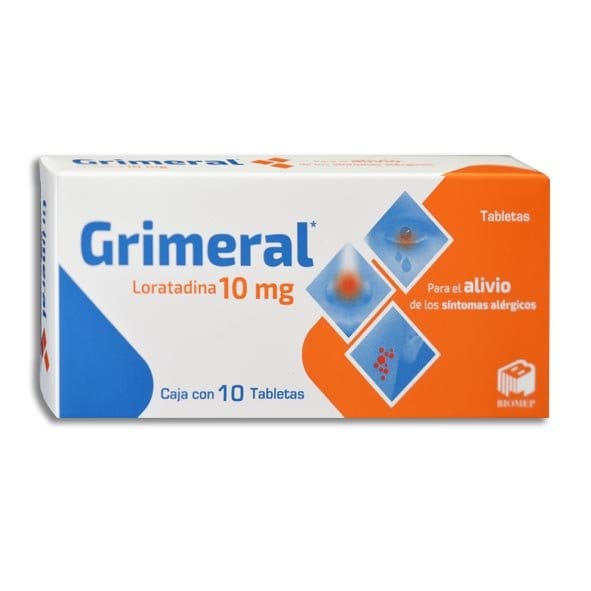 GRIMERAL c/10 TABS. 10 MG.