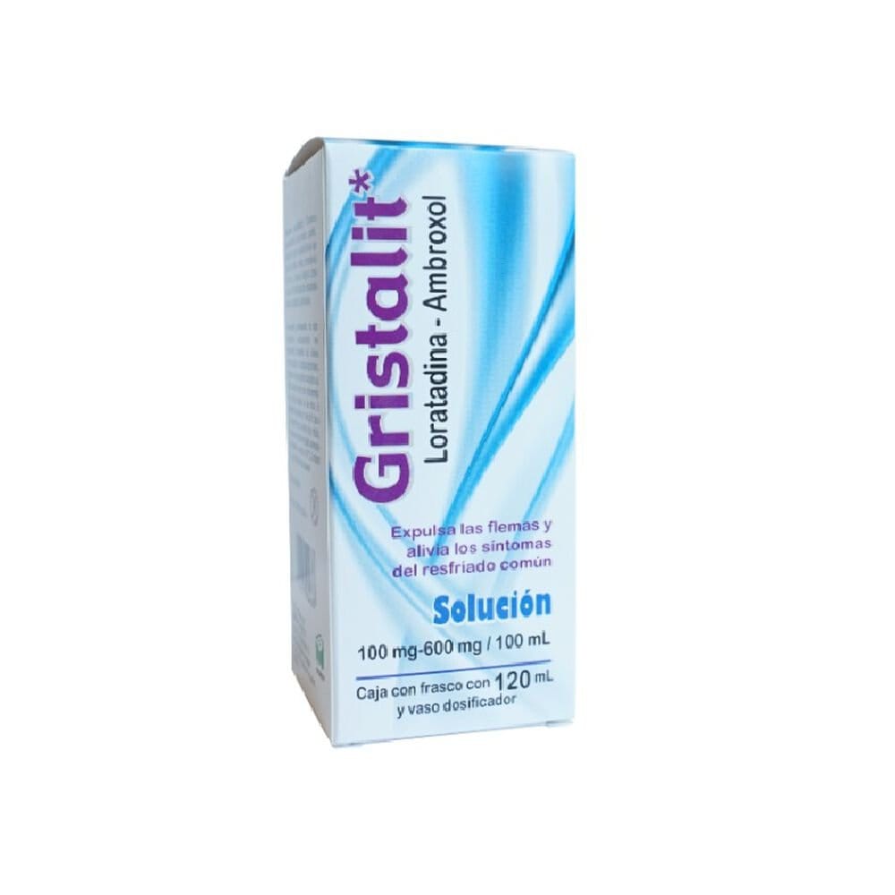 GRISTALIT SOLUCIÓN Fco. 120 ML. 100-600 MG/100 ML.