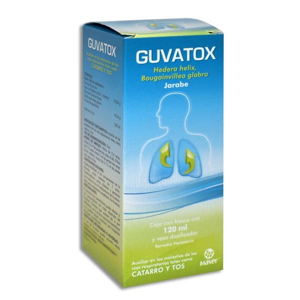 GUVATOX JARABE Fco. 120 ML. 10.84-0.54 G/100 ML.