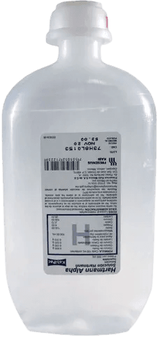 HARTMANN ALPHA Sol. Iny. Frasco 500 ML.