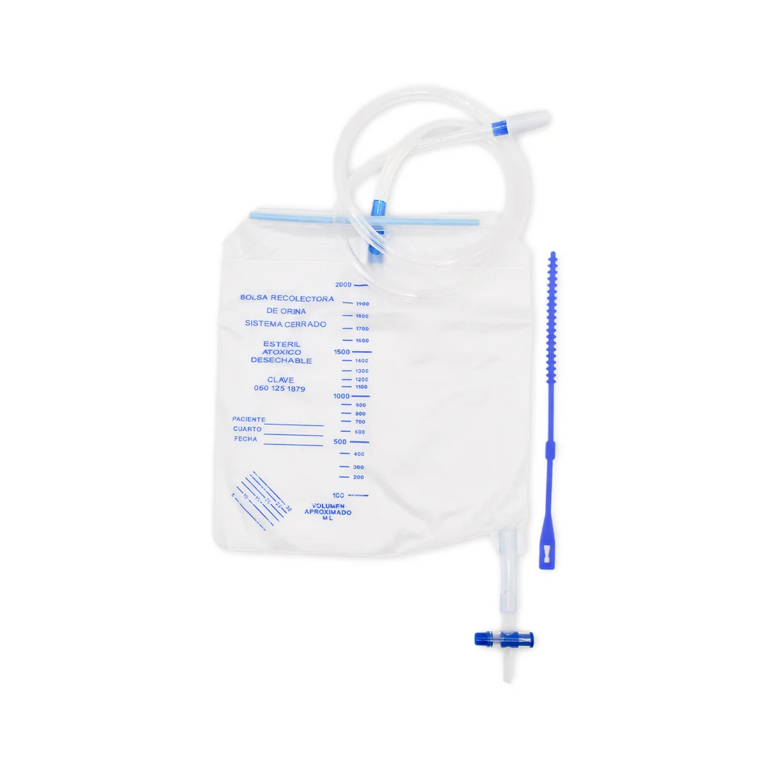 BOLSA PARA RECOLECCIÓN DE ORINA "Plus" (Edigar) Cap. 2 Lts.