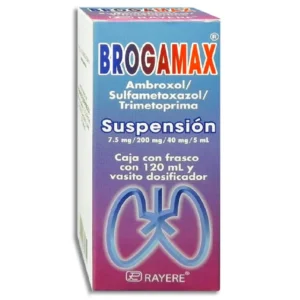 BROGAMAX SUSP. Fco. 120 ML. 7.5-200-40 MG/5 ML.