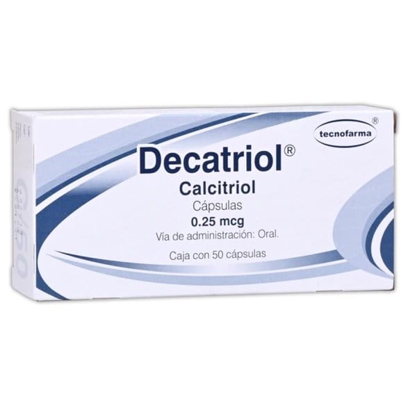 DECATRIOL c/50 CAPS. 0.25 MCG.