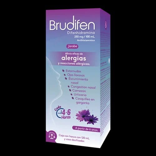 BRUDIFEN JARABE Fco. 120 ML. 250 MG/100 ML.