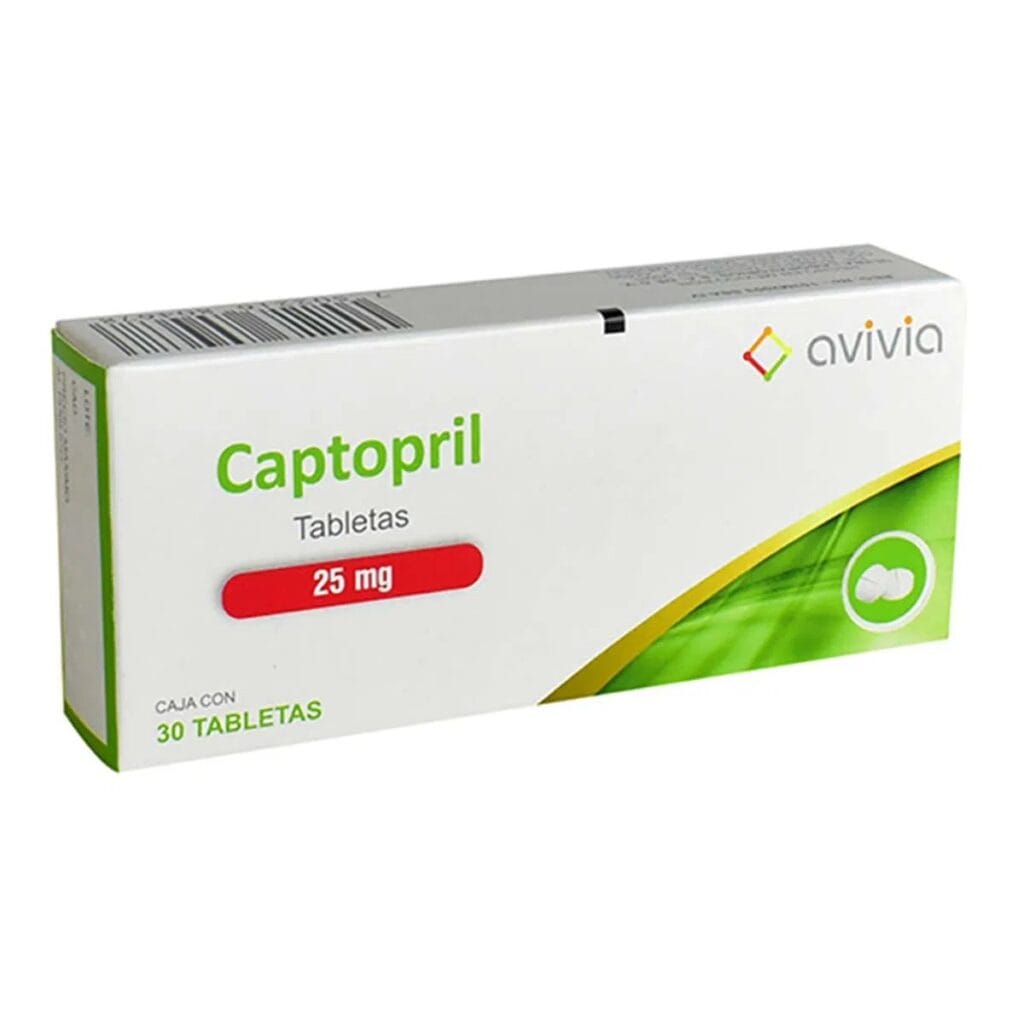 CAPTOPRIL (Avivia) c/ 30 TABS. 25 MG.