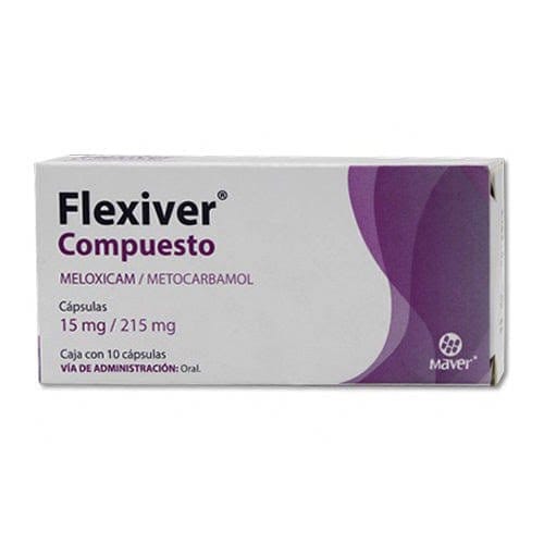 FLEXIVER COMPUESTO c/10 CAPS. 15/215 MG.