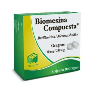 BIOMESINA COMPUESTA c/10 TABS. 10/250 MG.
