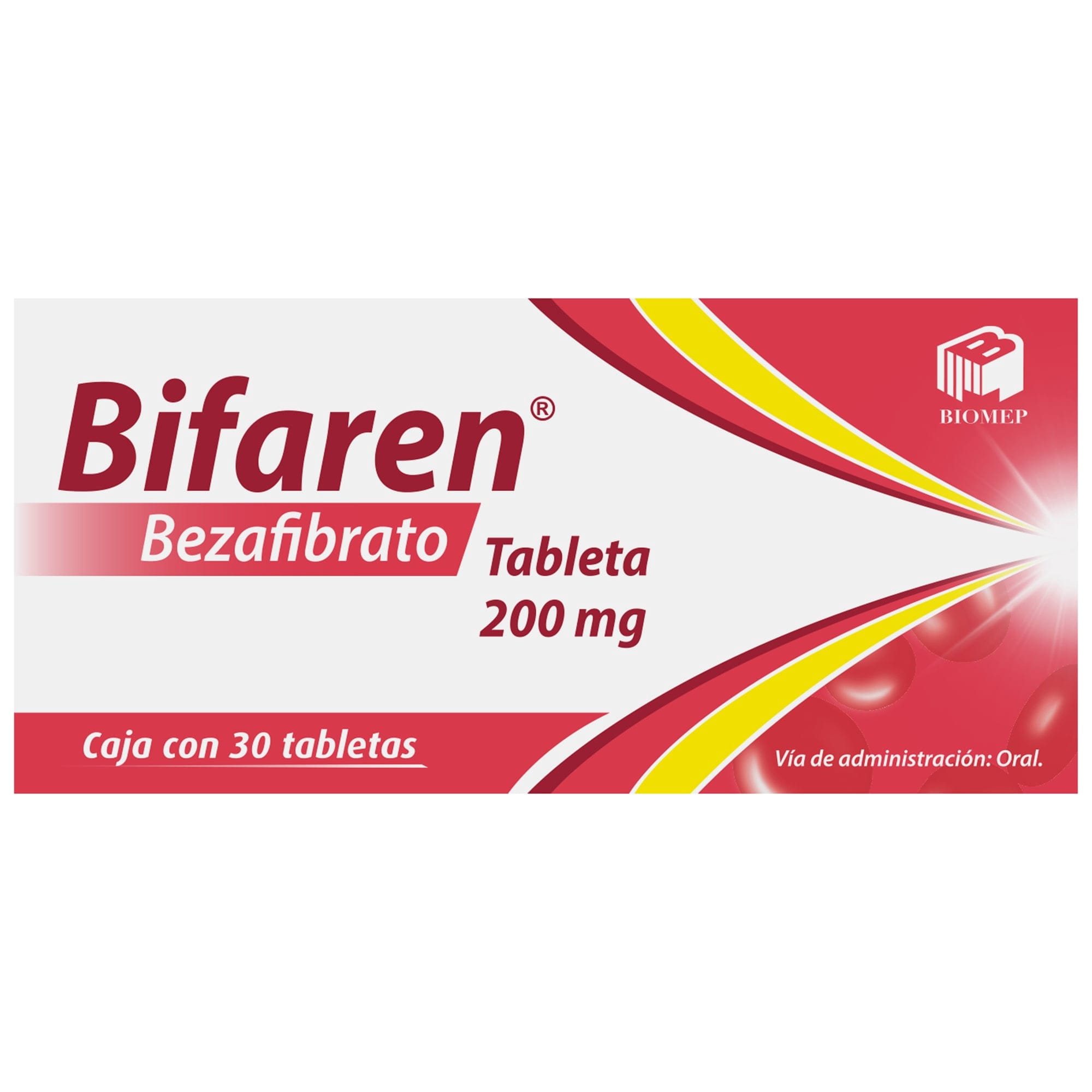 BIFAREN c/30 TABS. 200 MG.