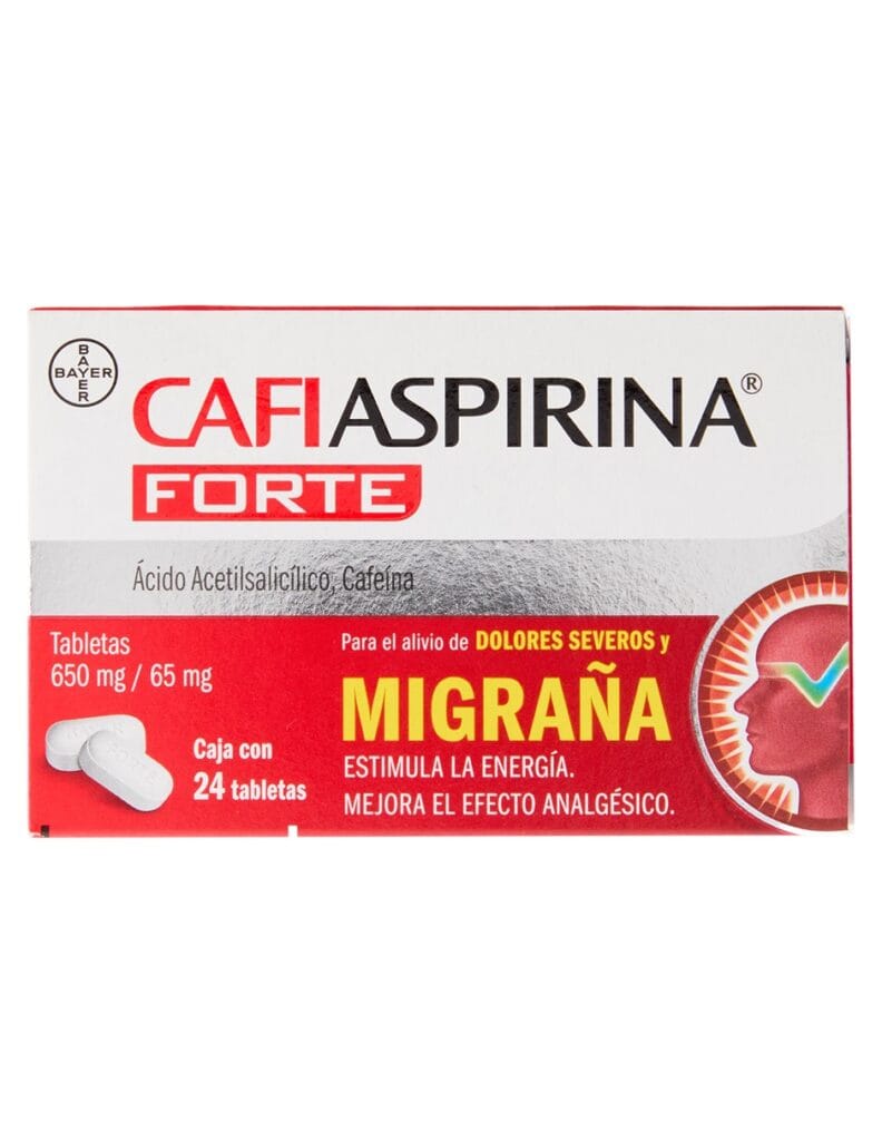 CAFIASPIRINA FORTE c/24 TABS. 650/65 MG.
