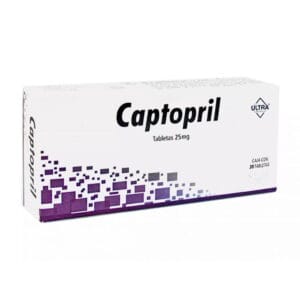 CAPTOPRIL (Ultra) c/30 TABS. 25 MG.