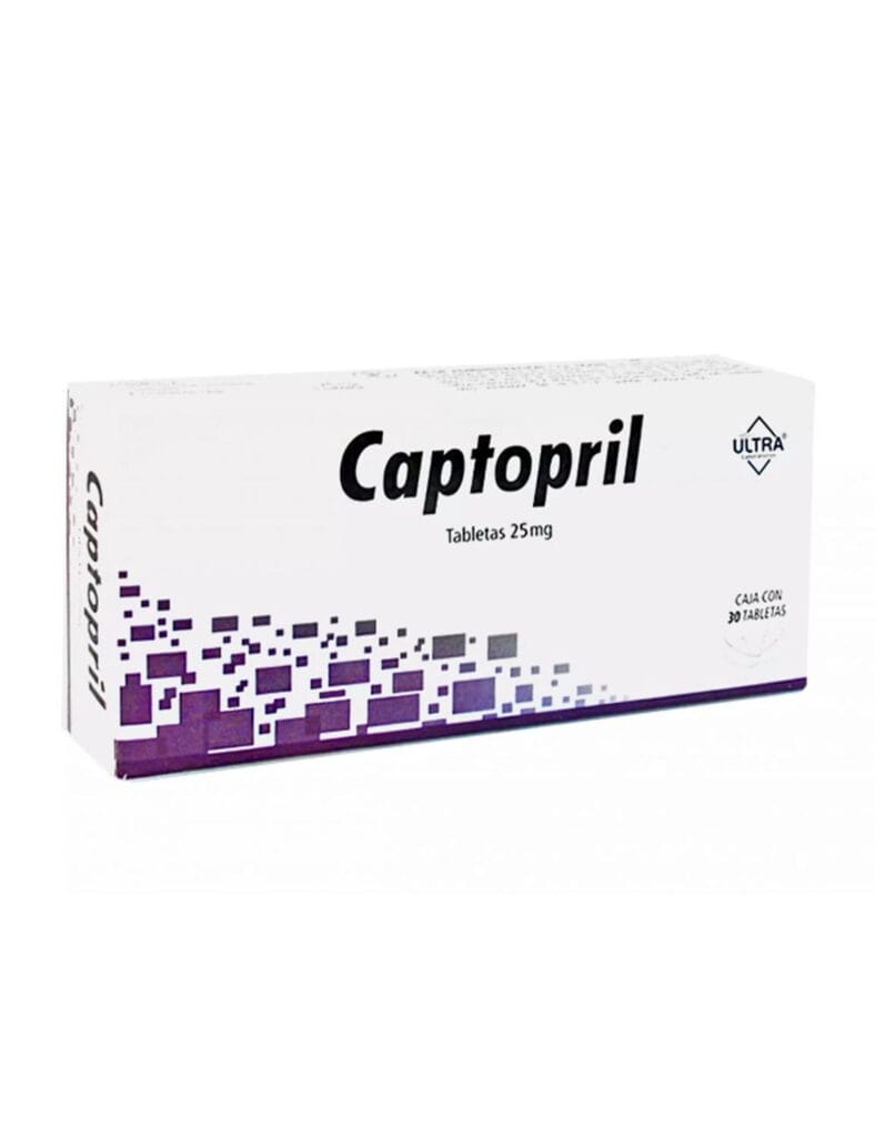 CAPTOPRIL (Ultra) c/30 TABS. 25 MG.