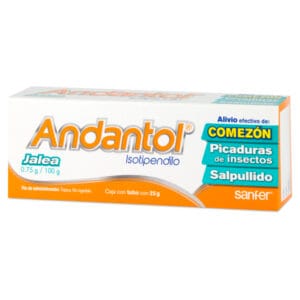 ANDANTOL JALEA TÓPICA Tubo c/25 G. 0.75 G/100 G.