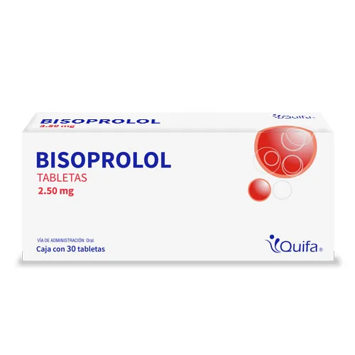 BISOPROLOL (Quifa) c/30 TABS. 2.50 MG.