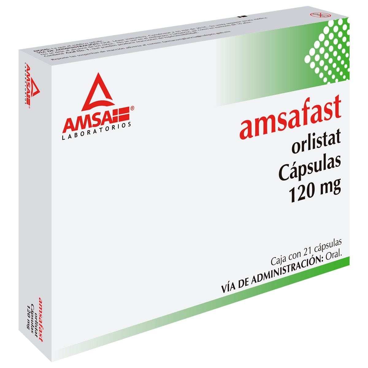 AMSAFAST c/21 CAPS. 120 MG.