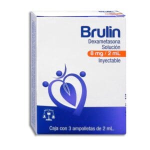BRULIN Sol. Iny. c/3 AMPTAS. 8 MG/2 ML.