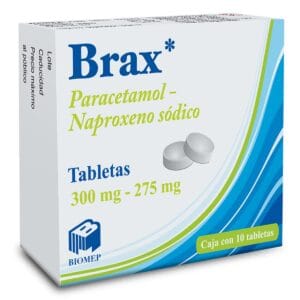 BRAX c/10 TABS. 300/275 MG.
