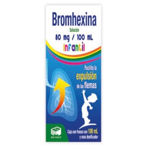 BROMHEXINA (Biomep) SOL. Infantil Fco. 100 ML.  80 MG/100 ML.