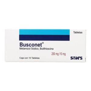 BUSCONET c/10 TABS. 250/10 MG.