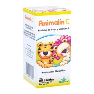 ANIMALIN-C c/80 TABS. Masticables 480 MG.