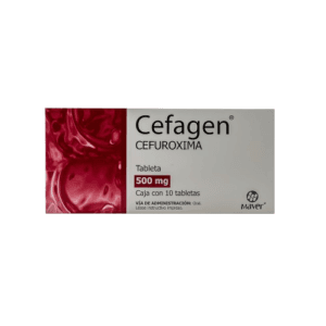 CEFAGEN c/10 TABS. 500 MG.